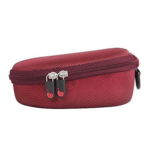 Image of Hermitshell Case for AfterShokz Trekz Air /AfterShokz Aeropex /Titanium Mini /Shokz OpenRun Pro /SHOKZ OpenRun Pro 2 Open Ear Wireless Bone Conduction Headphones AS650 / AS800 (Canyon Red)