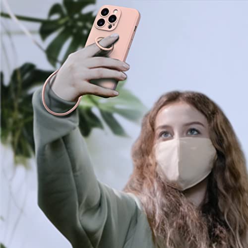Coque iPhone 14 Pro Max silicone antichoc rose évitant les bris d'écran
