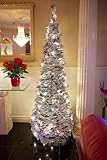 Best Artificial Frosted Pop-up 7ft Pre-Decorated Pre-Lit Christmas Trees - Image 4