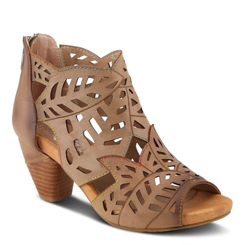 Image of Spring Step L'Artiste Icon Sandals for Women - Ladies Casual Flats Platform Sandal - Hand Painting Summer Shoes for Womens