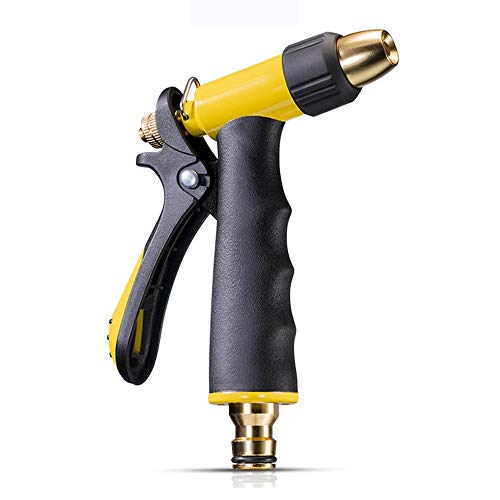 HOUSEHOLD W-WXT Multi Garden Hose Spray Gun with 7 Patterns,100% Heavy Duty Metal Garden Hose Nozzle Zinc Alloy High Pressure Water，Portable Pressure Cleaner