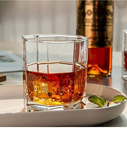 Image of Premium 250 ML Water & Juice Drinking Glasses Set of 6 Vintage Glassware Set for Juice, Cocktail, Mocktail,Whisky All Beverages Everyday Uses for Gift (6, MT-32)