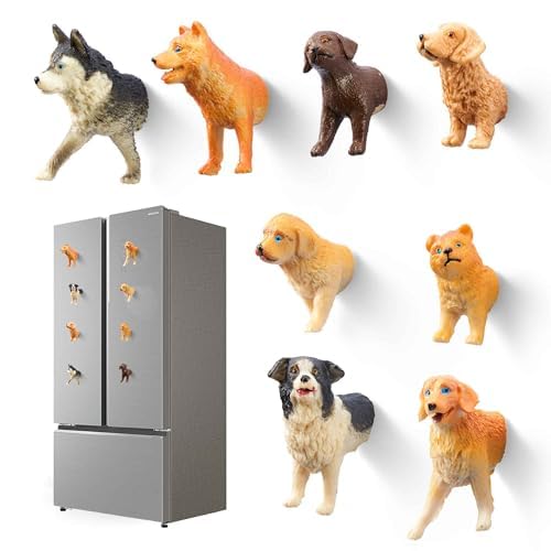 8 Adorables imanes de perro para decorar tu refrigerador