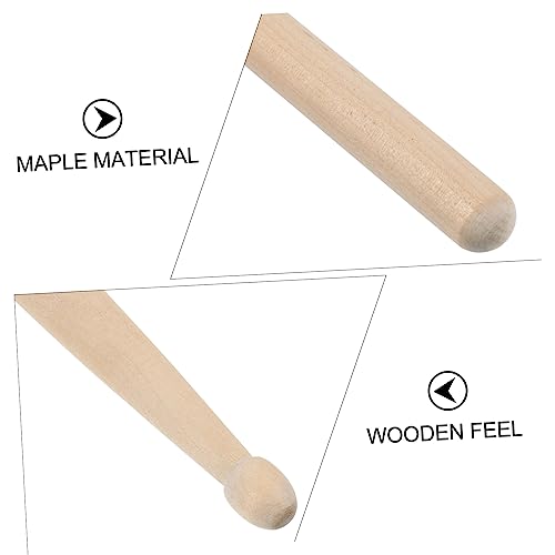 Baquetas clásicas de madera de arce 1 par para principiantes miniatura 2