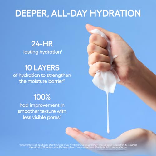 Image of LANEIGE Cream Skin Toner & Moisturizer: Lightweight Refillable Korean Milky Toner with Ceramide & Peptide for Hydration, Firming, & Barrier Support