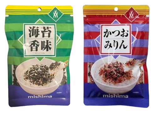 ふりかけ 36g 2種 食べ比べ セット ●海苔香味 ●かつおみりん あがらいん商店オリジナルギフトシール付き(海苔香味・かつおみりん(各種1袋))
