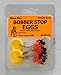 Beau Mac Bobber Stop Eggs Rubber with Beads, Multi, 8 to 12 lb (STPE40-8/12)