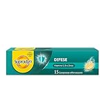 Supradyn Difese Integratore Multivitaminico con Vitamina D3, C, Zinco, Integratore Difese Immunitarie Adulti, Multivitamine per Sistema Immunitario, 15 Compresse Effervescenti Gusto Arancia