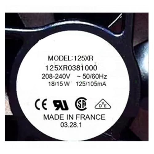 Ventilateur 12038 12CM AC208-240V 18/15W Référence 125XR0381000