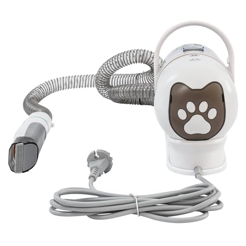 SHIOUCY Rasoio per cani con aspirapolvere, 7 in 1, super assorbente, 13000 Pa 1,5 l, per aspirare il 99,99% dei peli di animali domestici