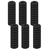 60 Stück weiße Kunststoff-Türscharnier-Unterlegscheiben, 10 mm innen 15 mm außen, 0,5 mm und 1,2 mm Dicke, verschleißfeste Abstandshalter für Innentüren, um Lärm und Bodenabrieb zu reduzieren (15 mm x