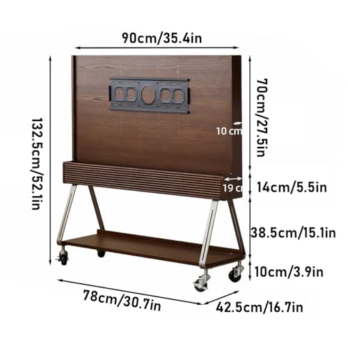 Soporte móvil para TV de 55-65 pulgadas con ruedas miniatura 2