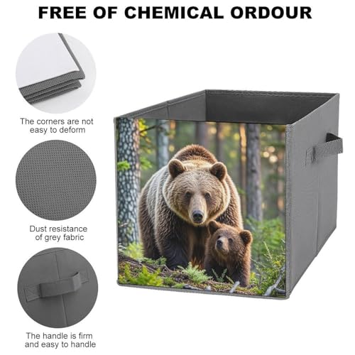 Bacs de rangement pliables cube pour organiser les vêtements - 4