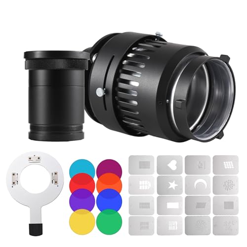 Numnbe Bowens Mount Optischer Snoot mit 16 Gobos