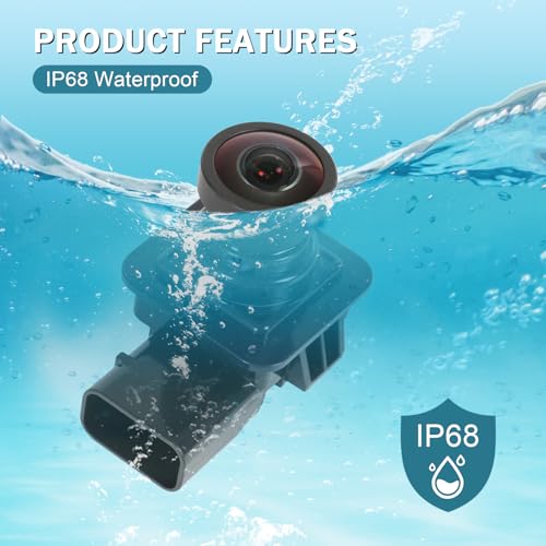 Image of DICMIC Parking Assist Rear View Backup Camera Compatible with 2013-2016 Ford Fusion Replace# ES7Z-19G490-A, ES7T19G490AA, DS7Z-19G490-A, DS7T19G490AA