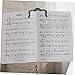 Yardwe 2pcs Music Holder Clip Durable Metal Music Note Clips Secure Page Holders for Outdoor Use Random Random Color