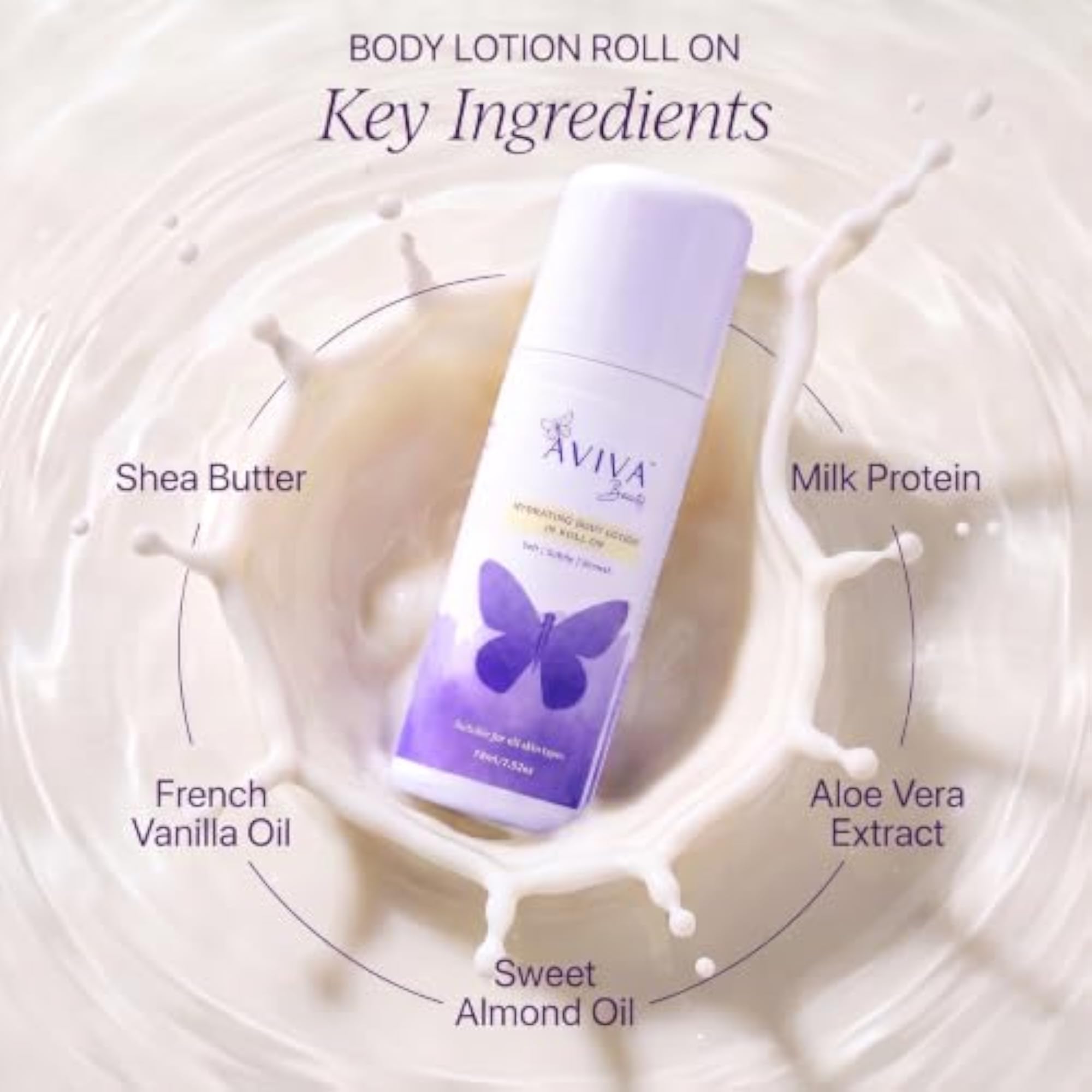 Body Lotion in Roll On with Shea Butter, 75 ml