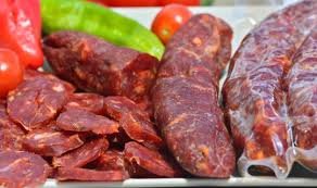 SALSICCIA LUCANA PICCANTE Kg 1,200 Circa la Confezione da 4 Pz. Gr.300