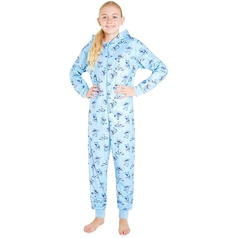 Disney Stitch Fleece Onesie for Kids Cover
