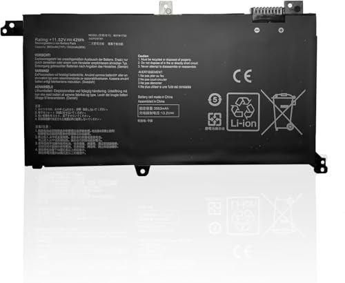Image of B31N1732 Laptop Battery for Compatible ASUS B31N1732 B31N1732-1 A571G K571GT X571G X571GT-BQ274T F571GT-APC9311T Vivobook S14 S430f S430F N-EB168 NT Laptop Battery