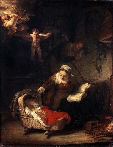 La Sainte Famille de Rembrandt affiche toile décoration murale