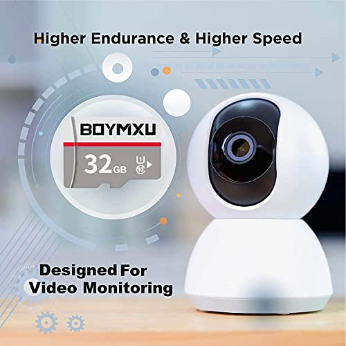 Tf Memory Card 32Gb,Boymxu Tf Card With Adapter,High Speed Memory Card Class 10 Tf Card Memory Card For Phone Camera Computer-Update #TOP4