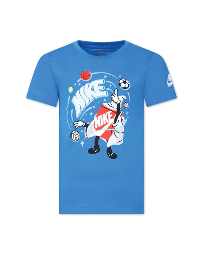 Nike Magic Boxy SS Tee 86l871 T-Shirt Children & Youth Blue