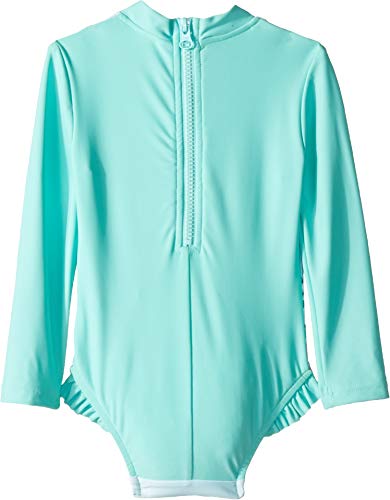 Image of Seafolly Girls' Long Sleeve Surf Tank One Piece Swimsuit