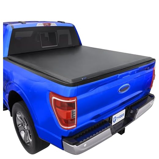 Tyger Auto T1 Soft Roll-up Truck Bed Tonneau Cover Compatible with 2021-2025 Ford F-150; Lightning | 5.5' (67") Bed | TG-BC1F9064
