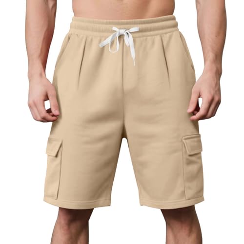 Image of Men's Hiking Shorts Tactical Quick Dry Work Cargo Shorts Summer Knee Length Pants Summer Fashion Casual Clothes