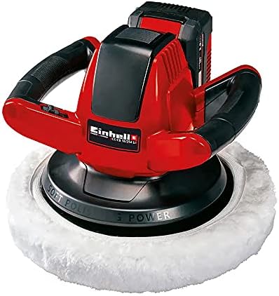 Einhell CE-CB Power X-Change 18-Volt Cordless 10-Inch Large Random Orbit Car Rotary Buffer / Polisher, 2,500 RPM for Polishing, Waxing and Sealing