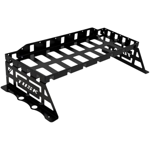 Tusk Cargo Rack Tall Black Powder Coated Compatible with Polaris General 1000/2 and 4 Seat Models 2016-2026