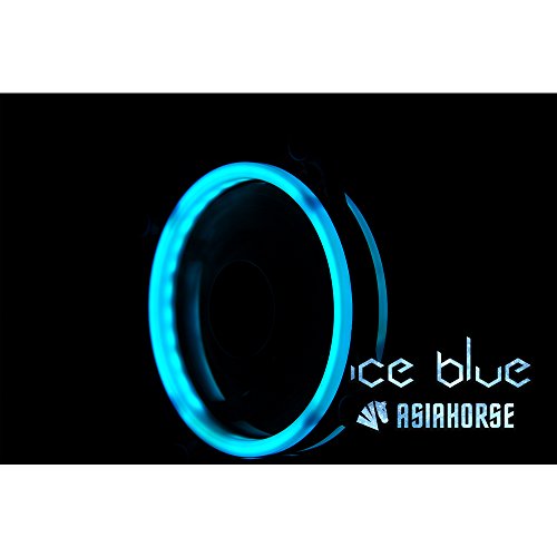 Asiahorse Solar Eclipse UFO120mm Dual Aperture LED Long Life Case Fan,PC Custom DIY from Water Cooling System CPU Cooler 2PACK(ice Blue) - Thumbnail 3