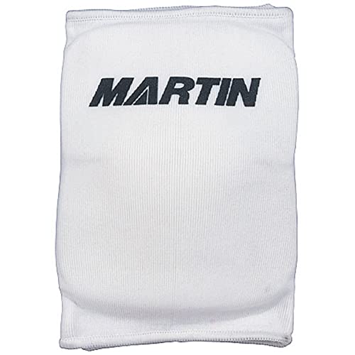 Martin Sports Delux Elbow/Knee Pads Unisex Style: AK3-WHITE Size: L
