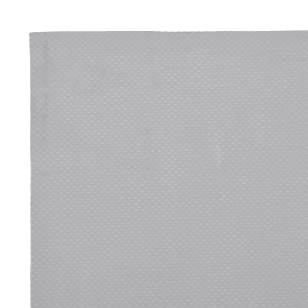 Telone di copertura, grigio, 3 x 4 m, in tela con rivestimento in PVC, 650 g/m², per mobili da giardino, legno, rimorchi, barca, auto, resistente ai raggi UV e alla muffa