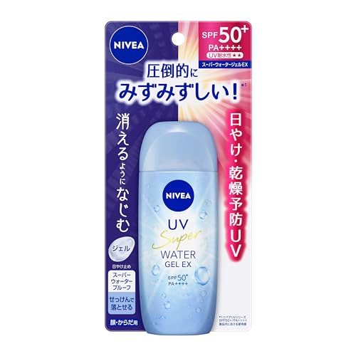 Nivea UV Water Gel EX 2.8 oz (80 g), 80 g (Pack of 1)
