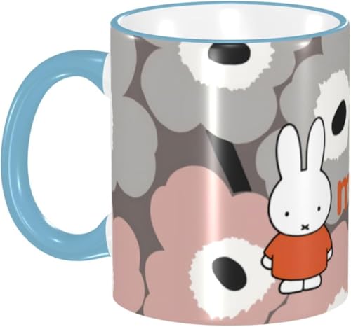 マグカップ 330ml アニメ ミッフィー マグ コーヒーカップ 陶器 セラミック mug カップ 大容量 耐熱 耐冷 電子レンジ対応 コップ 人気 誕生日 母の日 父の日 友人 プレゼント MGZ2930 青
