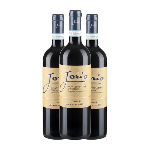 Umani Ronchi Jorio Montepulciano d’Abruzzo – Pack de 3 Botellas de Vino Tinto (75 cl) Umani Ronchi Jorio Montepulciano d’Abruzzo – Pack de 3 Botellas de Vino Tinto (75 cl)