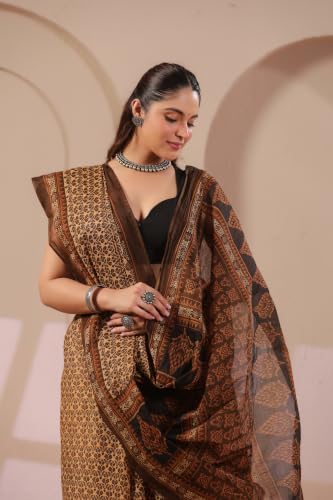 Image of TAMAIRA FASHION Mulmul Pure Cotton Saree For Woman |Office Wear Daily Wear Sarees For Women Without Blouse Piece(Available in 19 Colours)