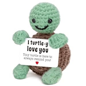 Mini Funny Turtle Crochet for Her Him, Wife Husband Girlfriend Boyfriend I Love You Gifts, Anniversary Birthday Gifts Small Cute Stuff Things, Turtle Decorations Decor Mini Funny Turtle Crochet for Her Him Wife Husband Girlfriend Boyfriend I Love You Gifts Anniversary Birthday Gifts Small Cute Stuff Things Turtle Decorations Decor