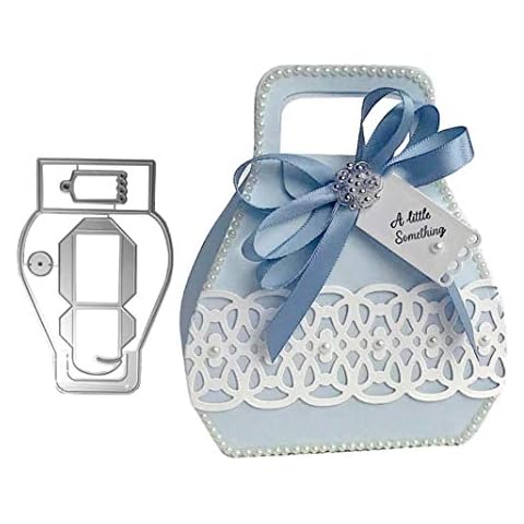 Mothcattl Cutting Dies,Gift Box Bag Metal Cutting Dies Card Making Emboss Stencil DIY Scrapbook Album Paper Cards Craft Decor Cover