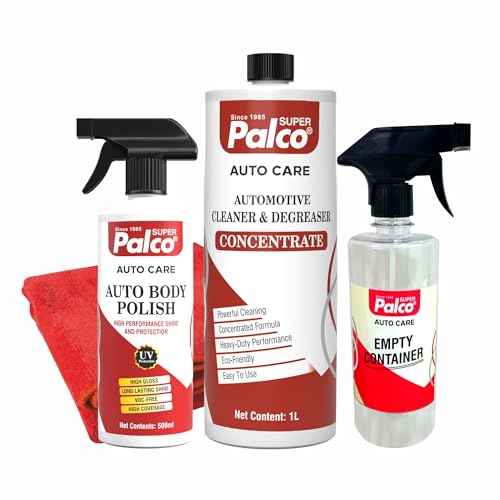PALCO Combo Auto Care 4 Products | Auto Body Polish 500ml with Mi...