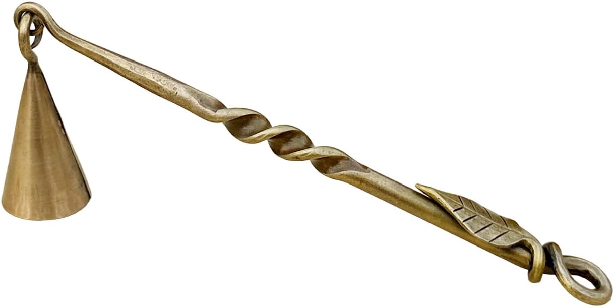 Living Ideas Hand Leaf Candle Snuffer Iron Handmade