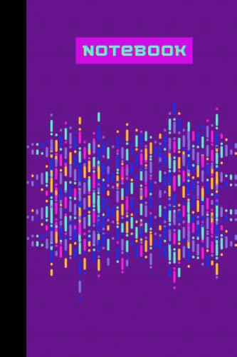 Photo de Composition Notebook: Purple Sound Journal For Writing | Wide Ruled Paper Pages For School, College, Office, Work | Wide Lined |120 Pages |Large 6x9 inches