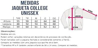 jaqueta college marvel