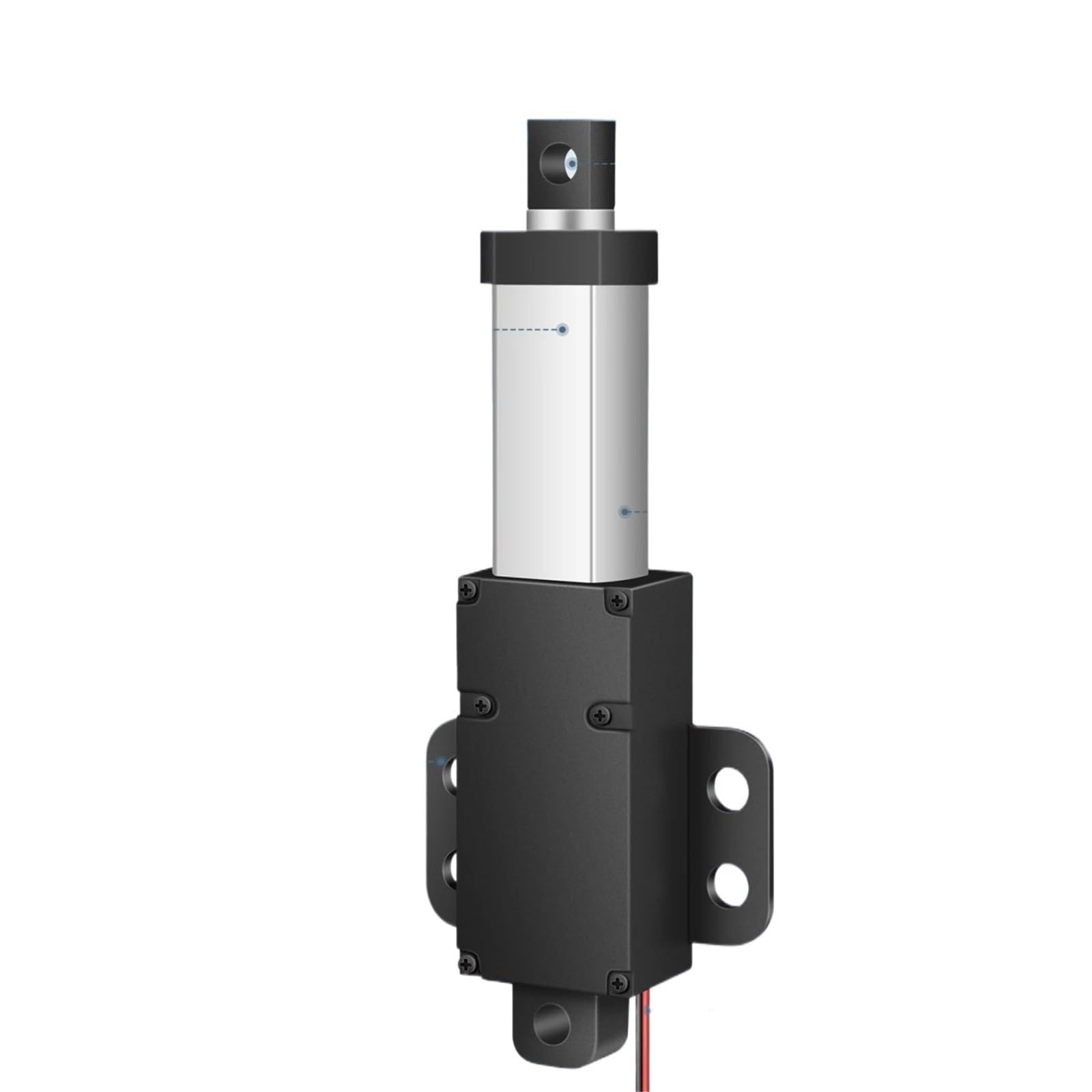 Wodoodporny mały siłownik liniowy skok 30/50/100/150/200 mm długość prędkość 150 mm/s silnik elektryczny z kontrolerem bezprzewodowym (150 mm, 30 mm na S 20N_24V IP60-YR)