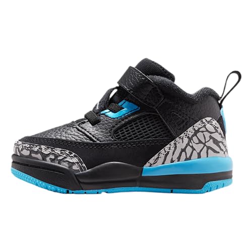 Jordan Spizike Low Baby/Toddler Shoes (Black/Gamma Blue/Wolf Grey) Size 10