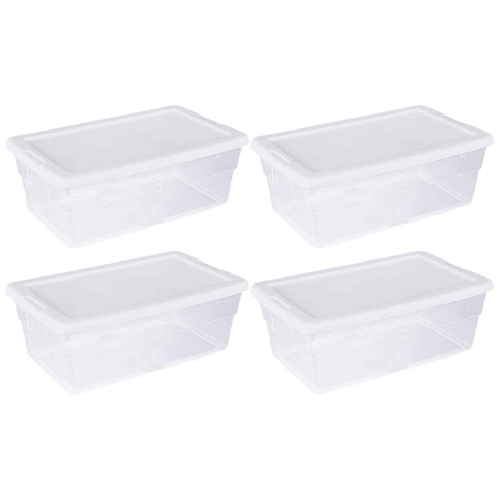 Neat Really Useful Clear Plastic Container Boxes -Pack of 3 Nos.