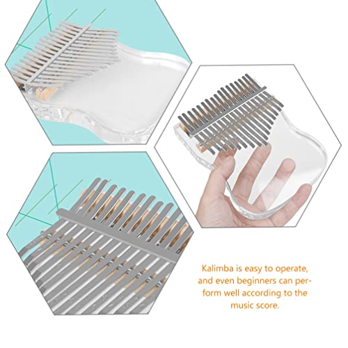 MILISTEN 1 Conjunto Polegar Brinquedo Mini Kalimba Percussão De Dedo Piano De Dedo Feito à Mão Instr