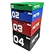 METIS Cajas de Salto Pliométricas de Espuma Suave Caja de Crossfit para Casa o Gimnasio | Jump Box para Entrenamiento | Conjunto de Cajones de Salto para Pliometría (30cm (Azul))